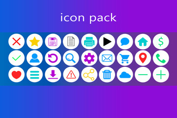 UI icons set