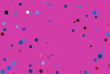 Light Blue, Red vector layout with circle shapes.