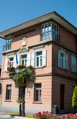 Fototapeta premium A typical municipal building in Italy