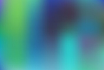 Light Blue, Green vector abstract blurred background.