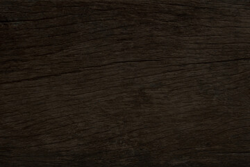 Dark brown wood with a rough surface for texture and background