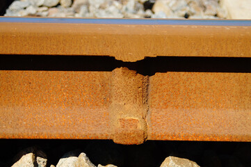 Thermite welding on an underground track