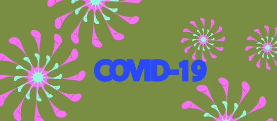 Coronavirus background, deadly virus, dangerous disease.