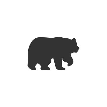 Bear icon isolated on white background. Wildlife symbol modern, simple, vector, icon for website design, mobile app, ui. Vector Illustration