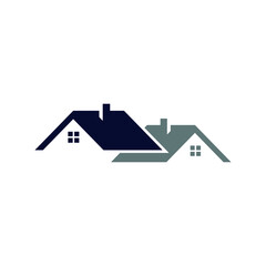 real estate logo icon design template vector