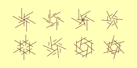 abstract monogram logo, minimalist and simple logo, suitable for brands and companies