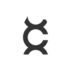 Carcinogen icon isolated on white background. Radiation symbol modern, simple, vector, icon for website design, mobile app, ui. Vector Illustration