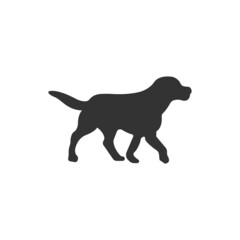 Dog icon isolated on white background. Animal symbol modern, simple, vector, icon for website design, mobile app, ui. Vector Illustration