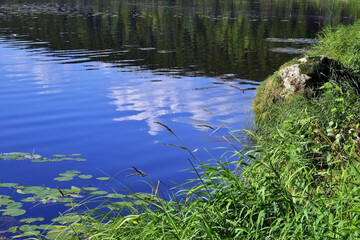Rocky gypsum outcrops near Plakun waterfall