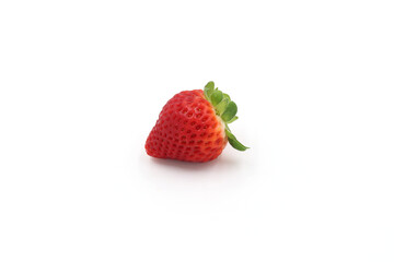  fresh strawberry on white background