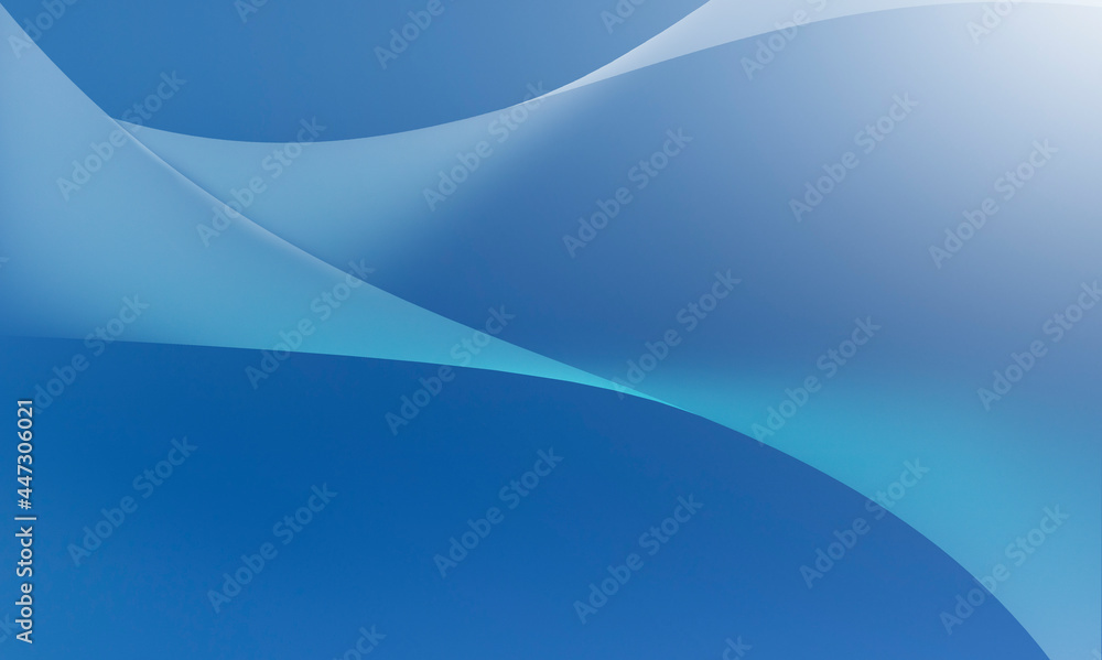 Wall mural soft dark blue background with curve pattern graphics for illustration.