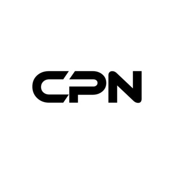 CPN letter logo design with white background in illustrator, vector logo modern alphabet font overlap style. calligraphy designs for logo, Poster, Invitation, ETC.