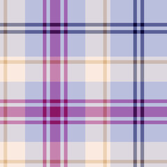 Seamless vector tartan pattern for fabric, textile, wrapping etc. Plaid background