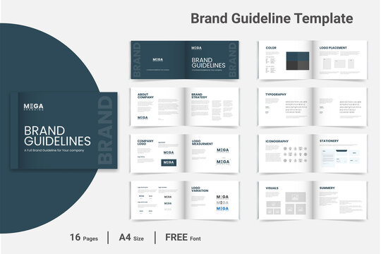 Brand Guideline template Brand Guidelines Brand Style Guidelines Brand Manual