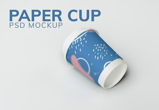 Takeaway Coffee Cup Mockup Design