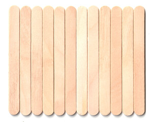 Popsicle Stick from Ice Cream as Background