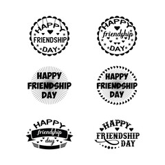 Fototapeta premium Happy Friendship Day PNG Images| Vector and PSD Files| 