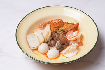 Seafood laksa