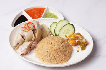 Hainanese chicken rice
