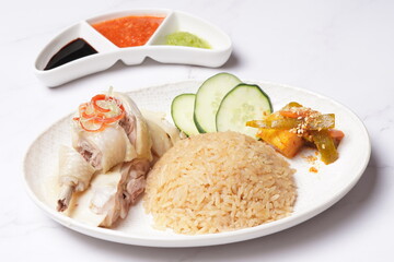 Hainanese chicken rice