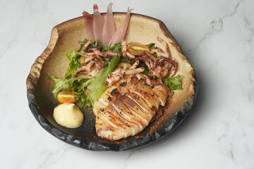 grilled squid