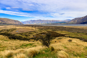 Mount Sunday View From Famous Edoras Set Location Over The Fields Of Rohan 