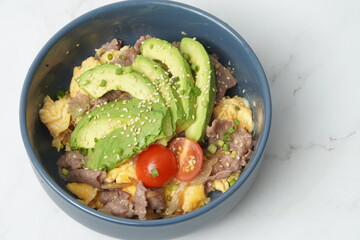 avocado beef