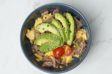 avocado beef