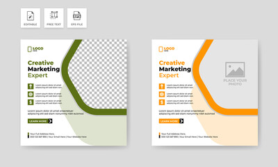 Creative Flyer Design Template | Flyer, Poster, Leaflet Design Vector | Corporate Flyer Design