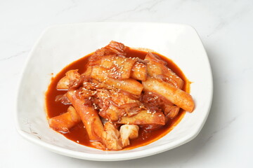 korean rice cake Tteokbokki toppoki