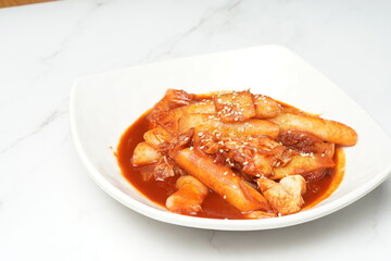 korean rice cake Tteokbokki toppoki