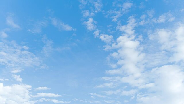 BLUE SKY CLEAR beautiful cloud space weather beautiful blue sky glow cloud background Sky4K weather nature  sun Time lapse clouds 4k rolling cloud movie At the Japan Tokyo.