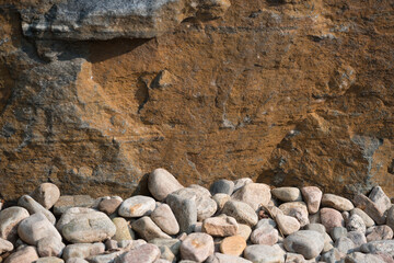stone wall texture (with pebbles)