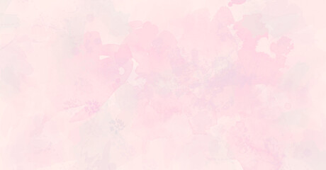 Digital abstract drawing in delicate pastel pink colors of artistic painting is drawn with a brush.