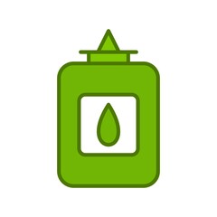 Eye Drops Linear Vector Icon Design