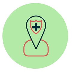 Location Filled Vector Icon Design