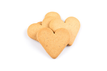 Gingerbread hearts cookies