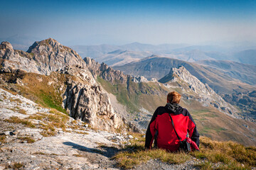 View in Korab Mountains, Mavrovo National Park, Northern Macedonia