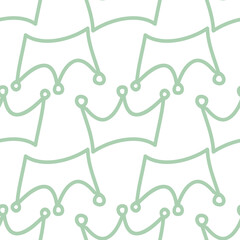 vector  white magical 12 kitchen queen crown stock