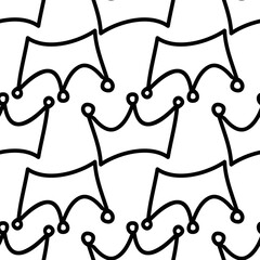 vector black and white crown kitchen queen stock