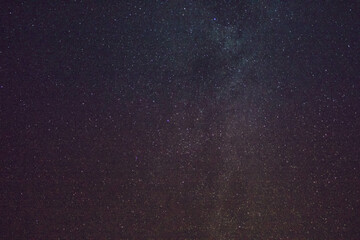 Bouquet of stars on the background of the milky way.