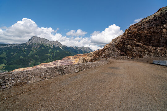 Erzberg mine in summer
