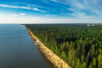 Fototapeta na wymiar Novosibirsk Ob reservoir. Western Siberia