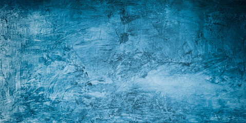 Obraz premium Blue concrete wall as background