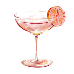 cocktail in the glass