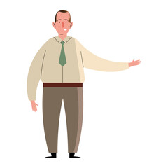 elegant man standing