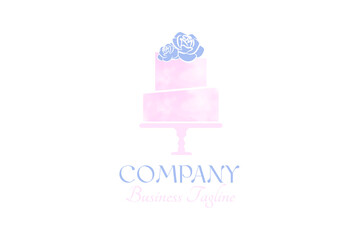 Pastel Cake Logo Design