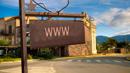 Street Sign to WWW