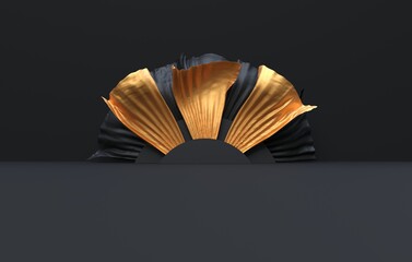 Podium de présentation pour produit luxe, cosmétique, hightech, spectacle - rendu 3D