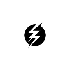 Creative Thunder Concept Logo Design Template